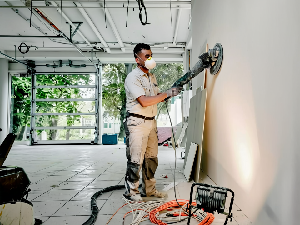 Application d'enduits